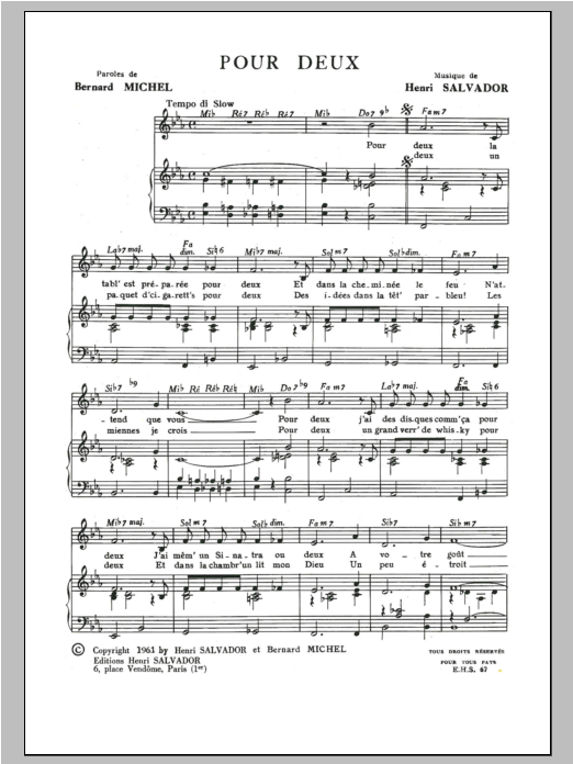 Produktbild zu: Pour Deux