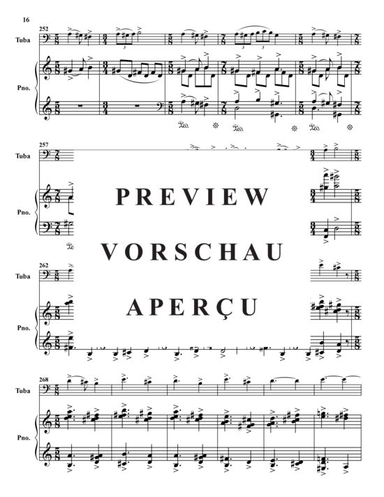 Product gallery: Page 17 of 21 Chant , , (tuba + piano)