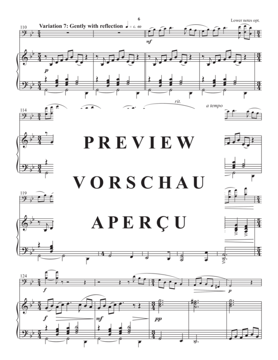 Product gallery: Page 8 of 21 Rite of Passage , , (euphonium + piano)