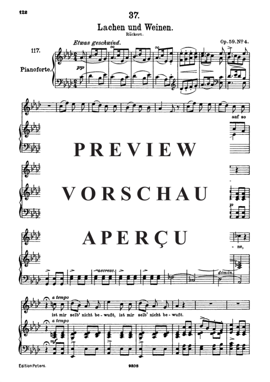gallery: Lachen und Weinen D.777 , , (Gesang hoch + Klavier)