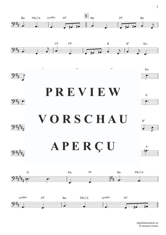 Produktgalerie: Seite 8 von 9 In Meinem Garten, Mey, Reinhard, E-Bass