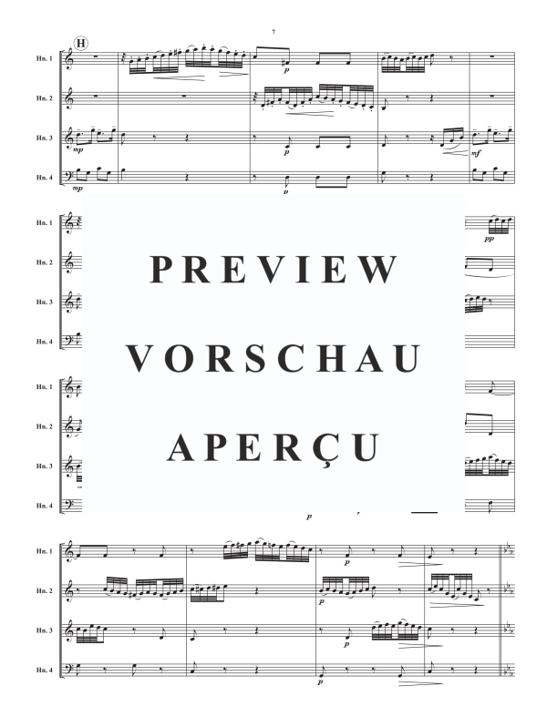 Product gallery: Page 9 of 11 Variations by Beethoven on a Theme by Mozart, , Horn Quartet