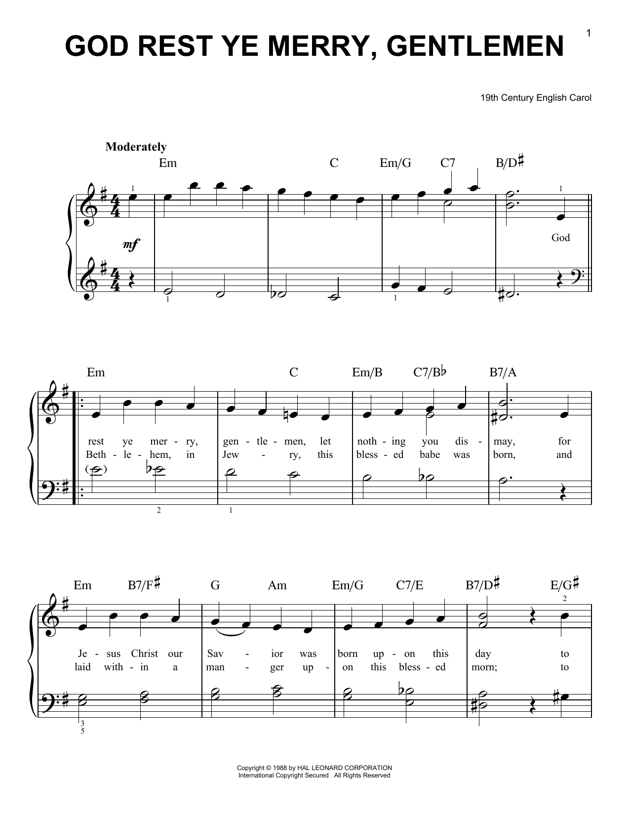 Product gallery: Page 1 of 1 God Rest Ye Merry, Gentlemen, 19th Century English Carol