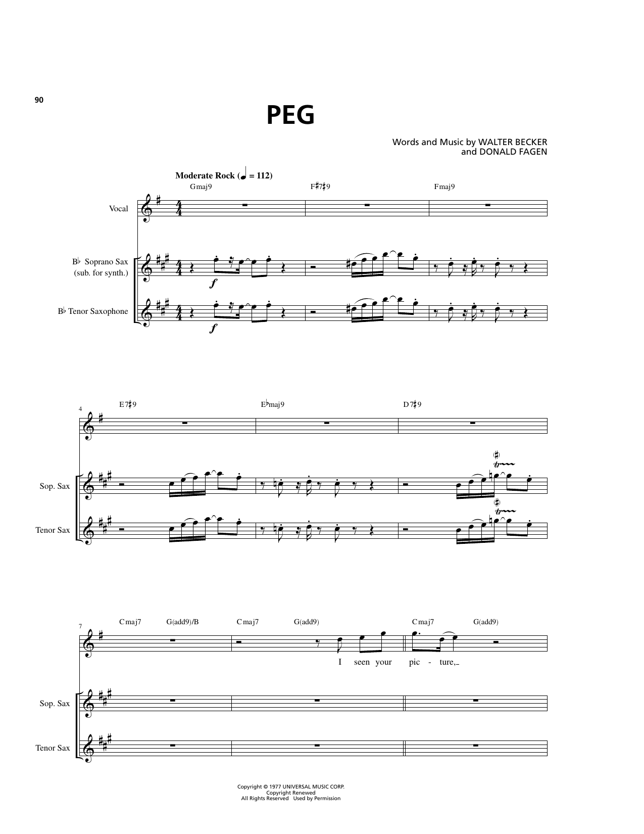 Product gallery: Page 1 of 1 Peg, Steely Dan