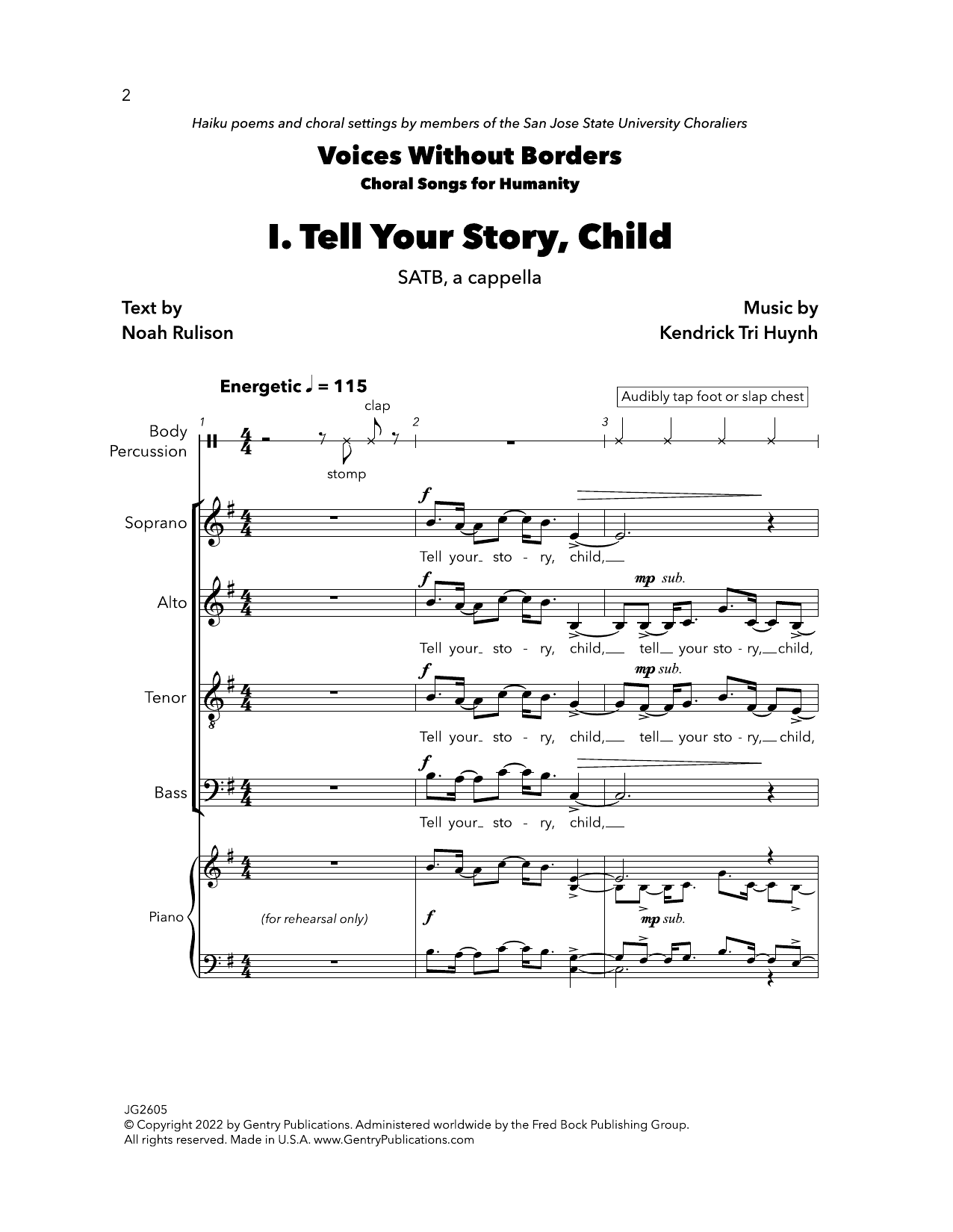 Produktbild zu: Tell Your Story, Child