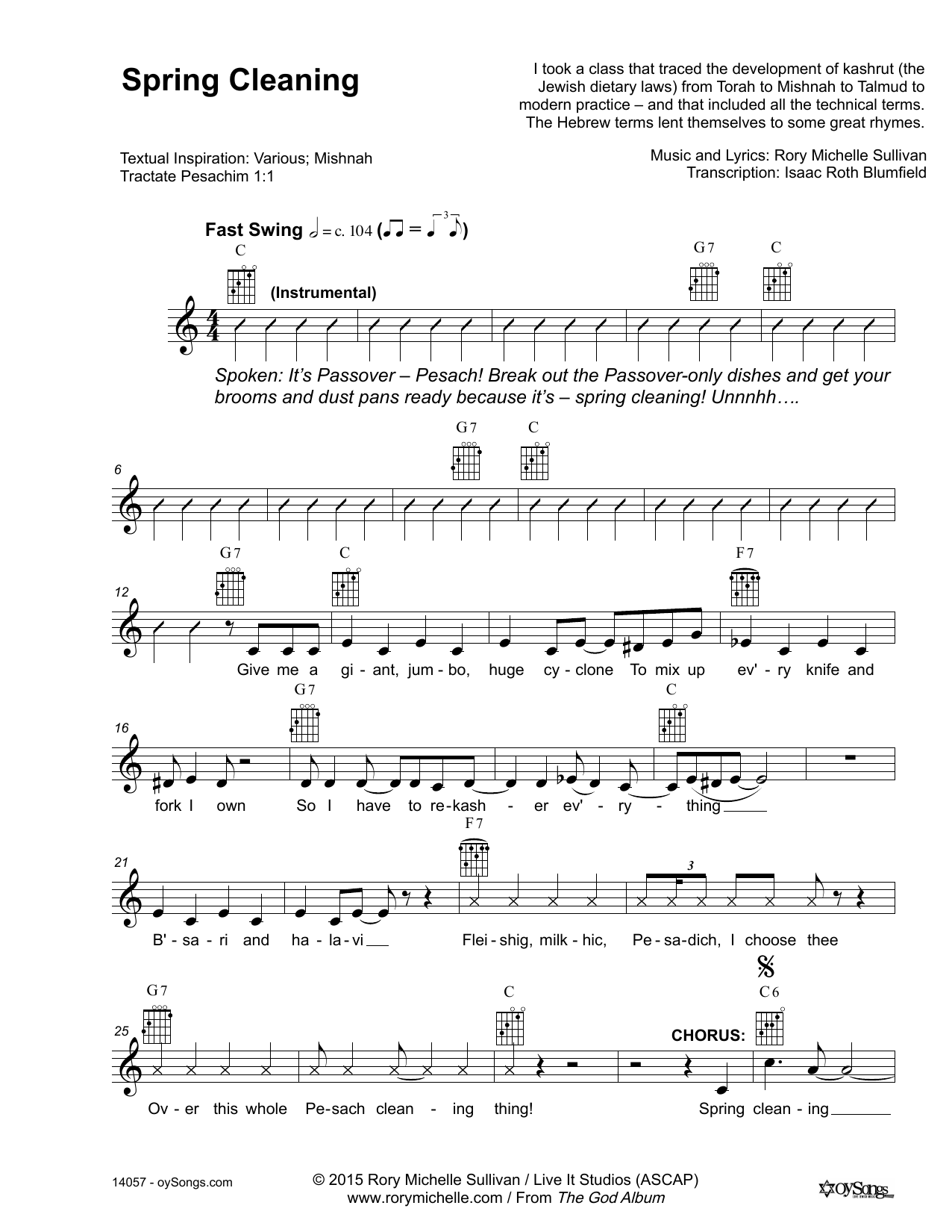 Produktgalerie: Seite 1 von 1 Spring Cleaning, Rory Michelle Sullivan, Melodieinstrument