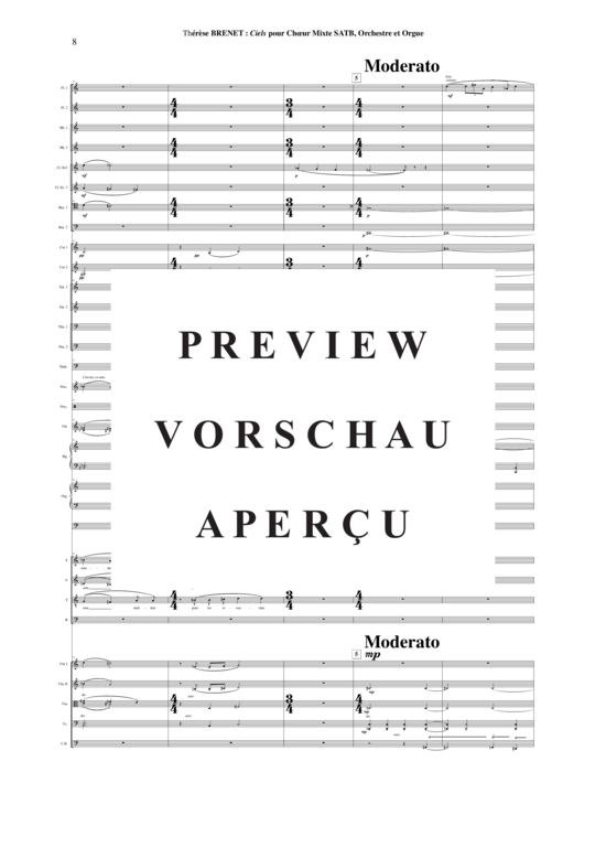 gallery: Ciels , , (Gemischter Chor, Orchester) nur Partitur