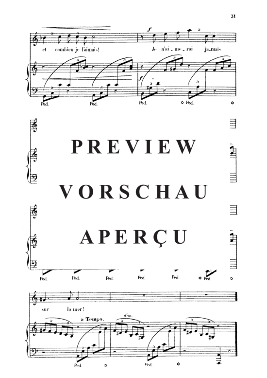 Product gallery: Page 6 of 6 La chanson du pêcheur Op.4 No.1, , High Voice and Piano