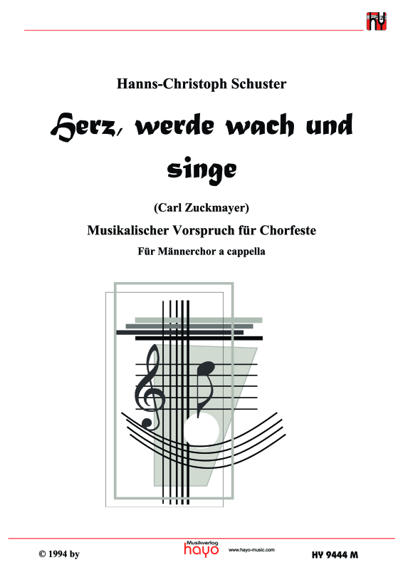 Product picture to: Herz, werde wach und singeHanns-Christoph Schuster