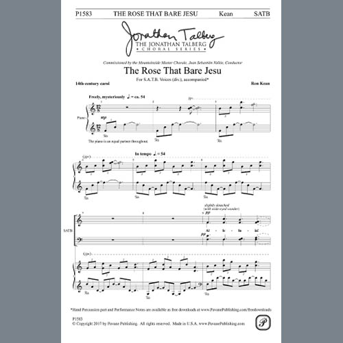Product picture to: The Rose that Bare Jesu
