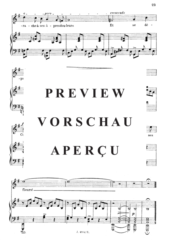 gallery: Poème d´un jour (Toujours) , ,  Op.21 No.2 (Gesang mittel + Klavier)