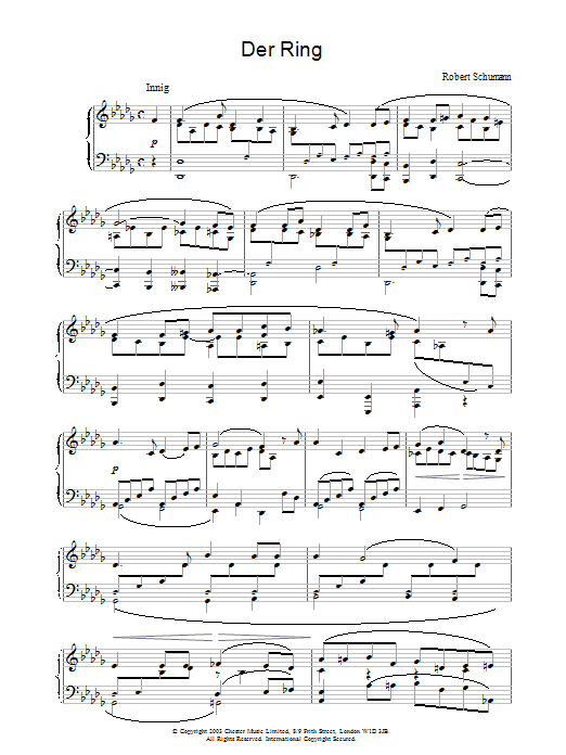 Product gallery: Page 1 of 1 Der Ring, Robert Schumann