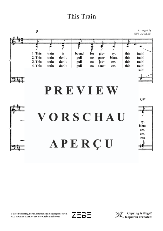 Produktgalerie: Seite 3 von 4 This Train, , Gemischter Chor