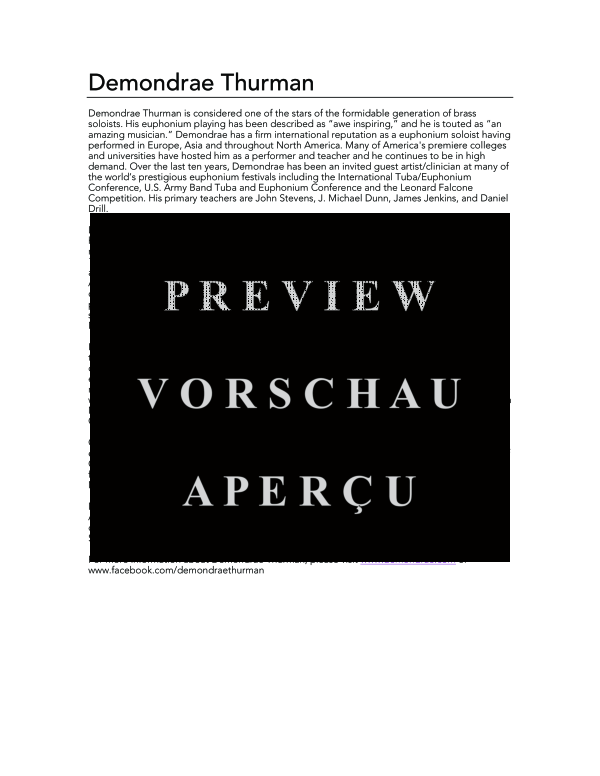 Product gallery: Page 4 of 11 Songs of a Wayfarer, , (euphonium and piano)