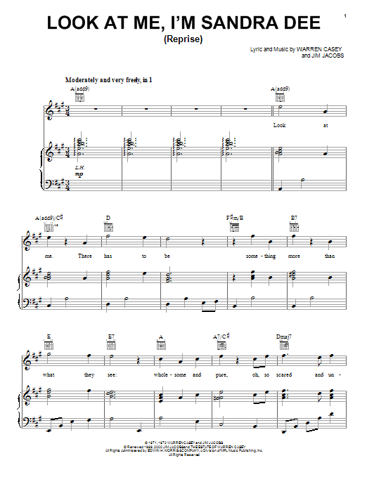 Produktbild zu: Look At Me, I'm Sandra Dee (Reprise)