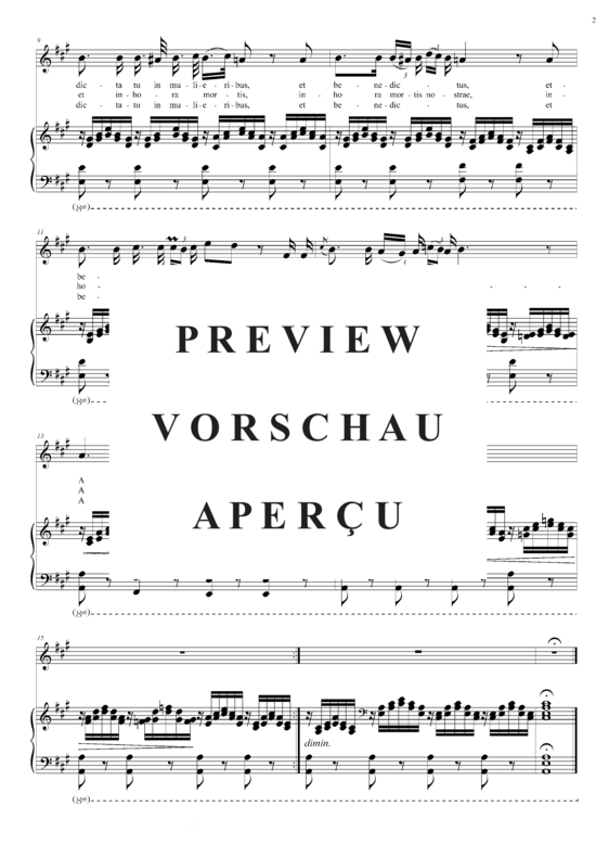 Product gallery: Page 3 of 3 Ave Maria D.839, , High Voice and Piano