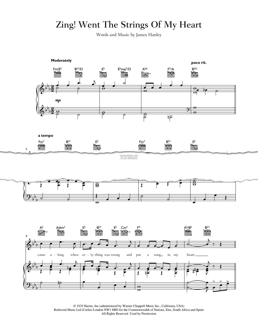 Produktbild zu: Zing! Went The Strings Of My Heart