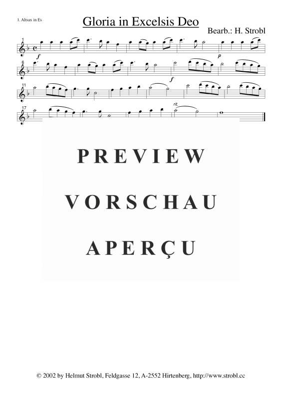 gallery: Gloria in Excelsis Deo, , Saxophonquintett AATTB