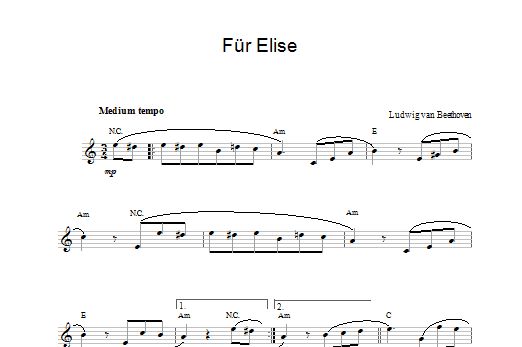 Product picture to: Fur Elise (Top Line)