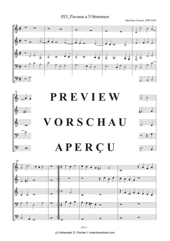 Product gallery: Page 2 of 3 Pavana a 5 Stimmen, , 