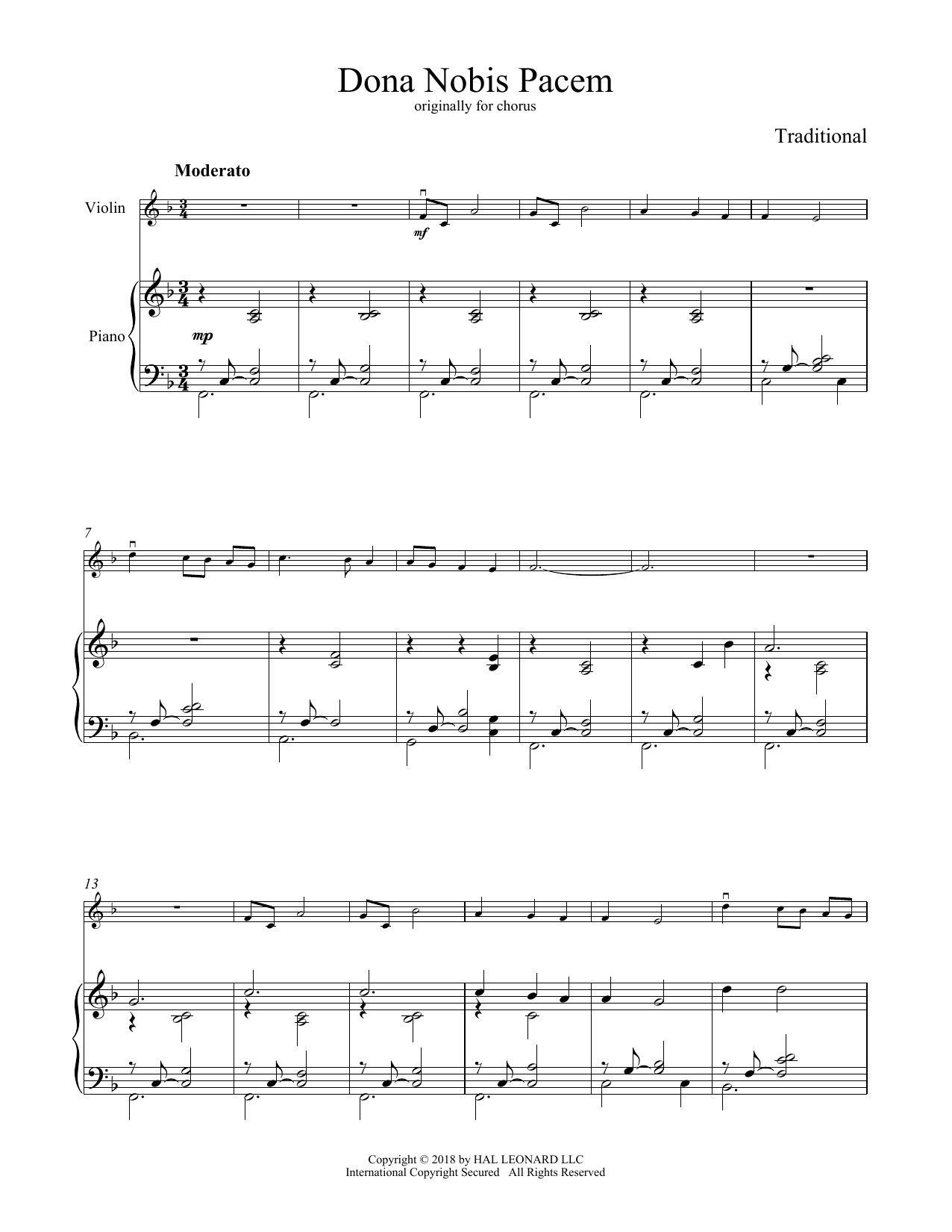 Product gallery: Page 1 of 1 Dona Nobis Pacem, Traditional Canon