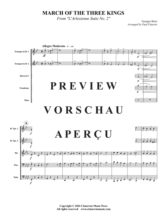 Produktgalerie: Seite 3 von 10 March of the Kings , , (Blechbläserquintett)