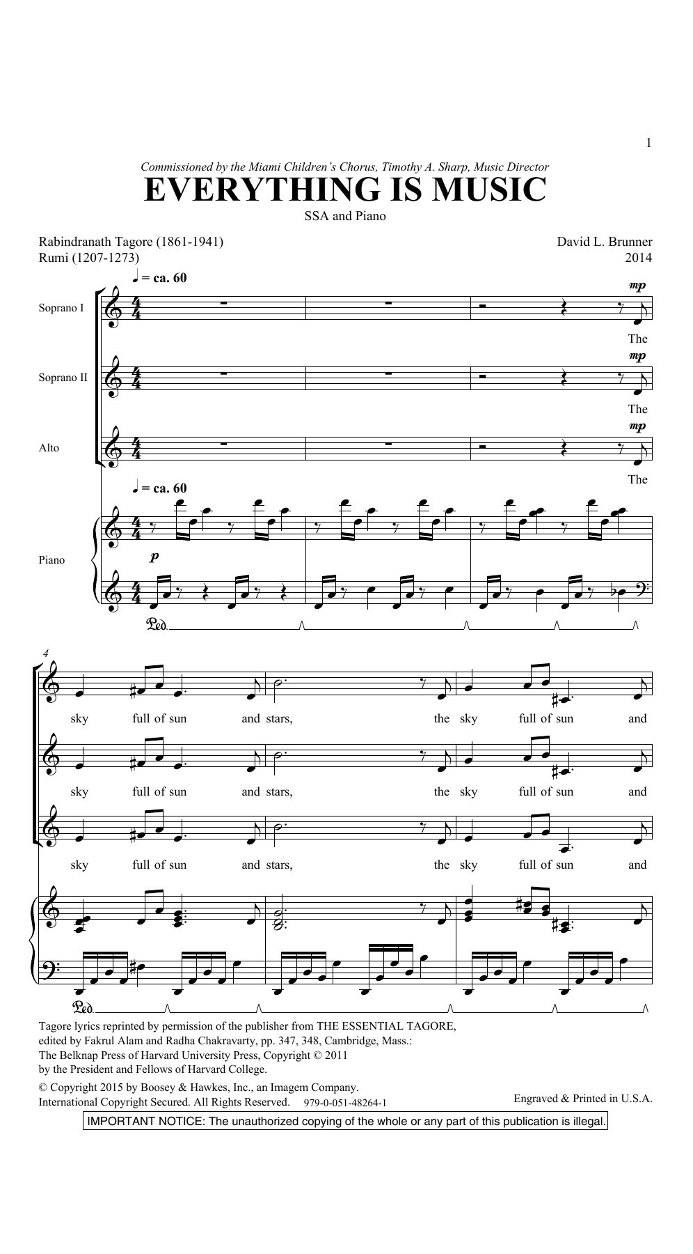 Product gallery: Page 1 of 1 Everything Is Music, David Brunner