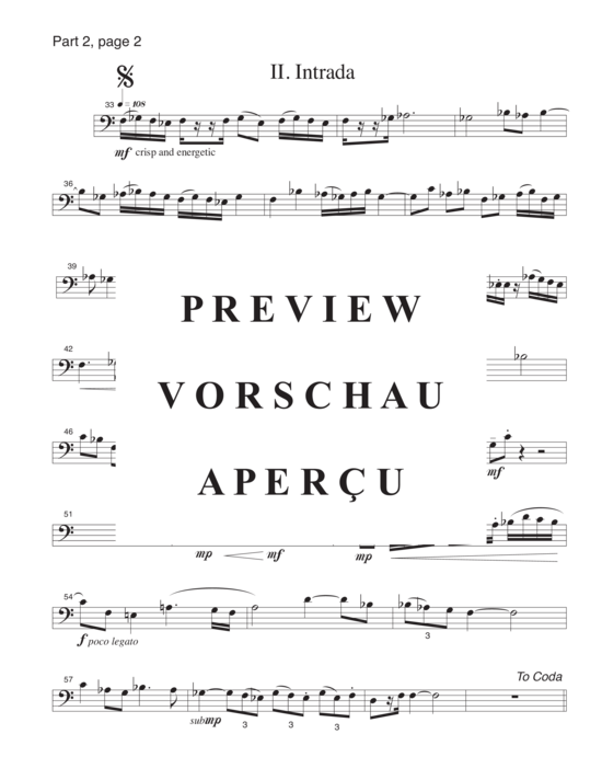 Product gallery: Page 16 of 21 Prelude and Intrada , , (4 euphonium or trombone quartet)