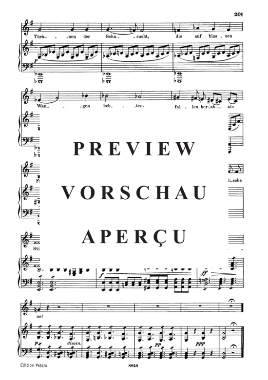 Product gallery: Page 3 of 3 Stimme der Liebe D.412, , Low Voice and Piano