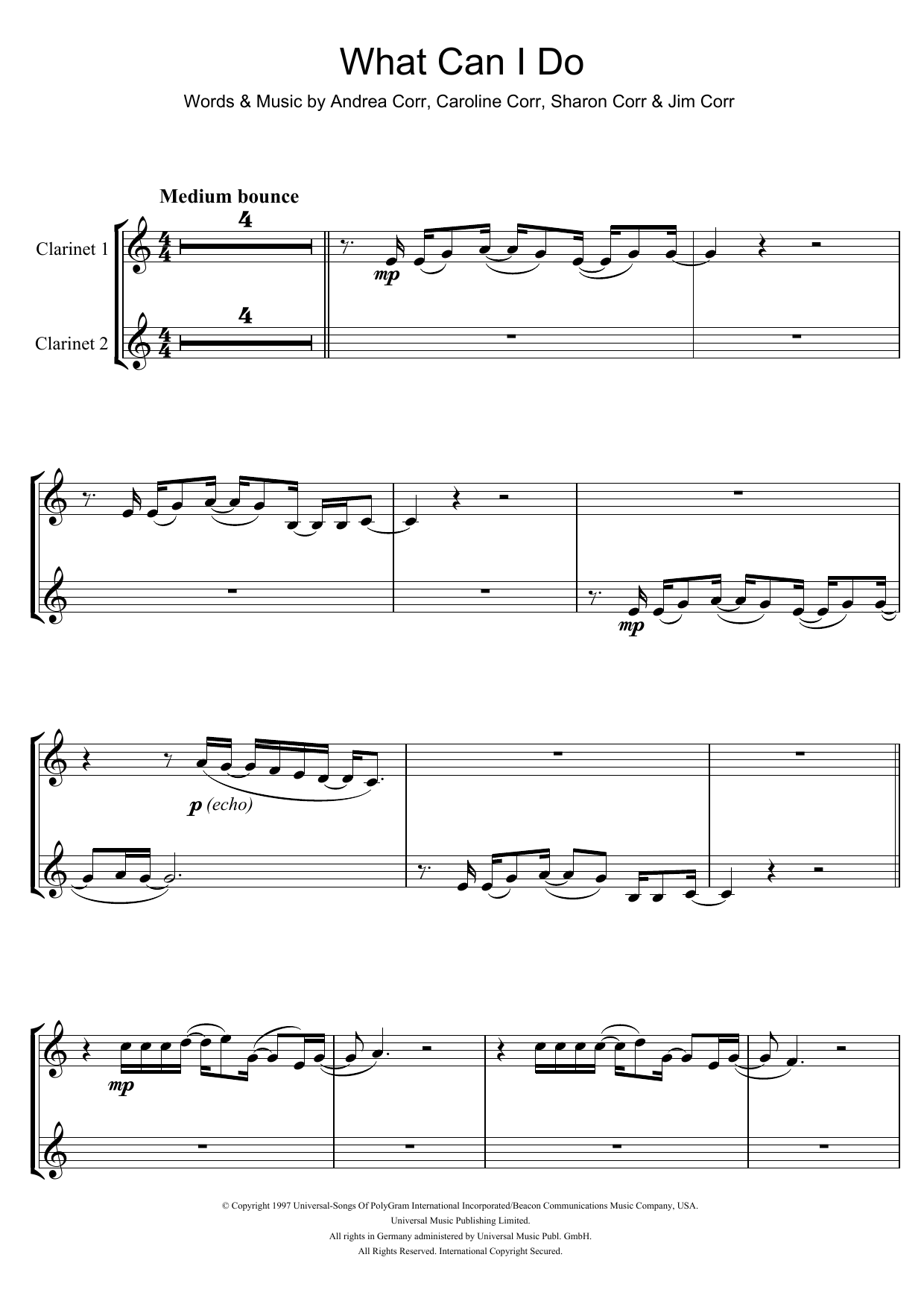 Product gallery: Page 1 of 1 What Can I Do, The Corrs