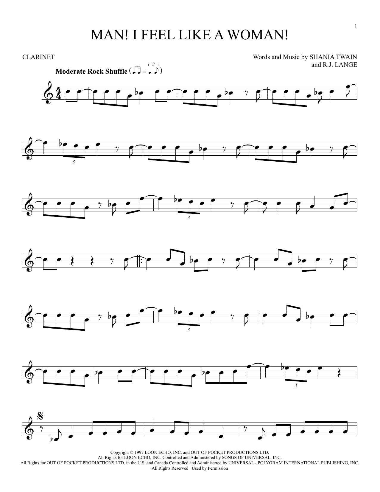 Product gallery: Page 1 of 1 Man! I Feel Like A Woman!, Shania Twain