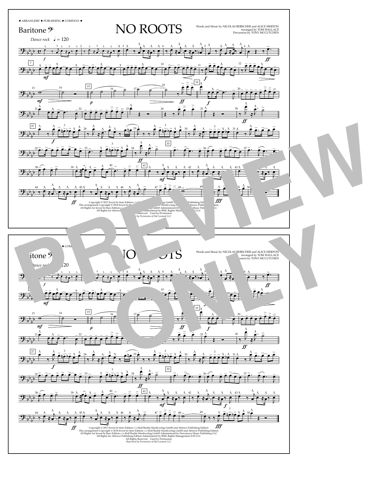 Product picture to: No Roots - Baritone B.C.