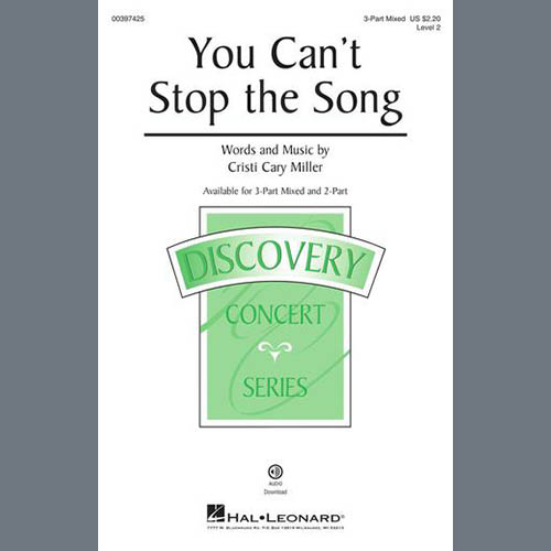 cover: You Can't Stop The Song, Cristi Cary Miller
