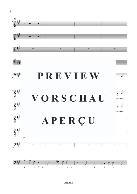 gallery: 2 Psalmen (Psalm 109: Dixit Dominus / Psalm 110: Confitebor tibi), , (Gemischtes Ensemble 5 Vokalstimmen, 2 Violinen, 2 Violen, Violone und BC)