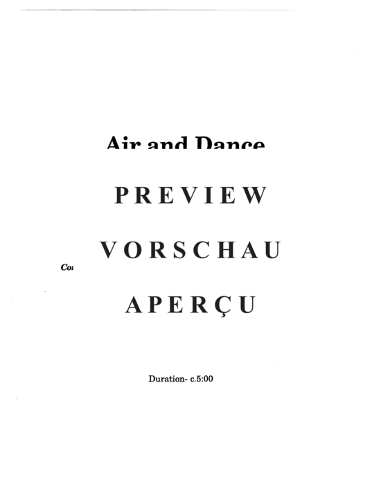 Produktgalerie: Seite 3 von 10 Air and Dance , , (Violine + Tuba)