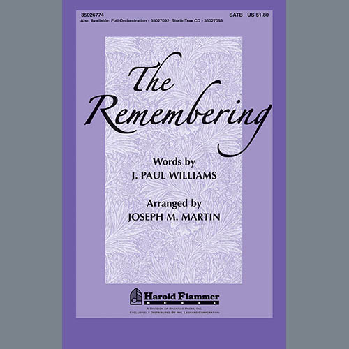 cover: The Remembering, Joseph M. Martin, Chor