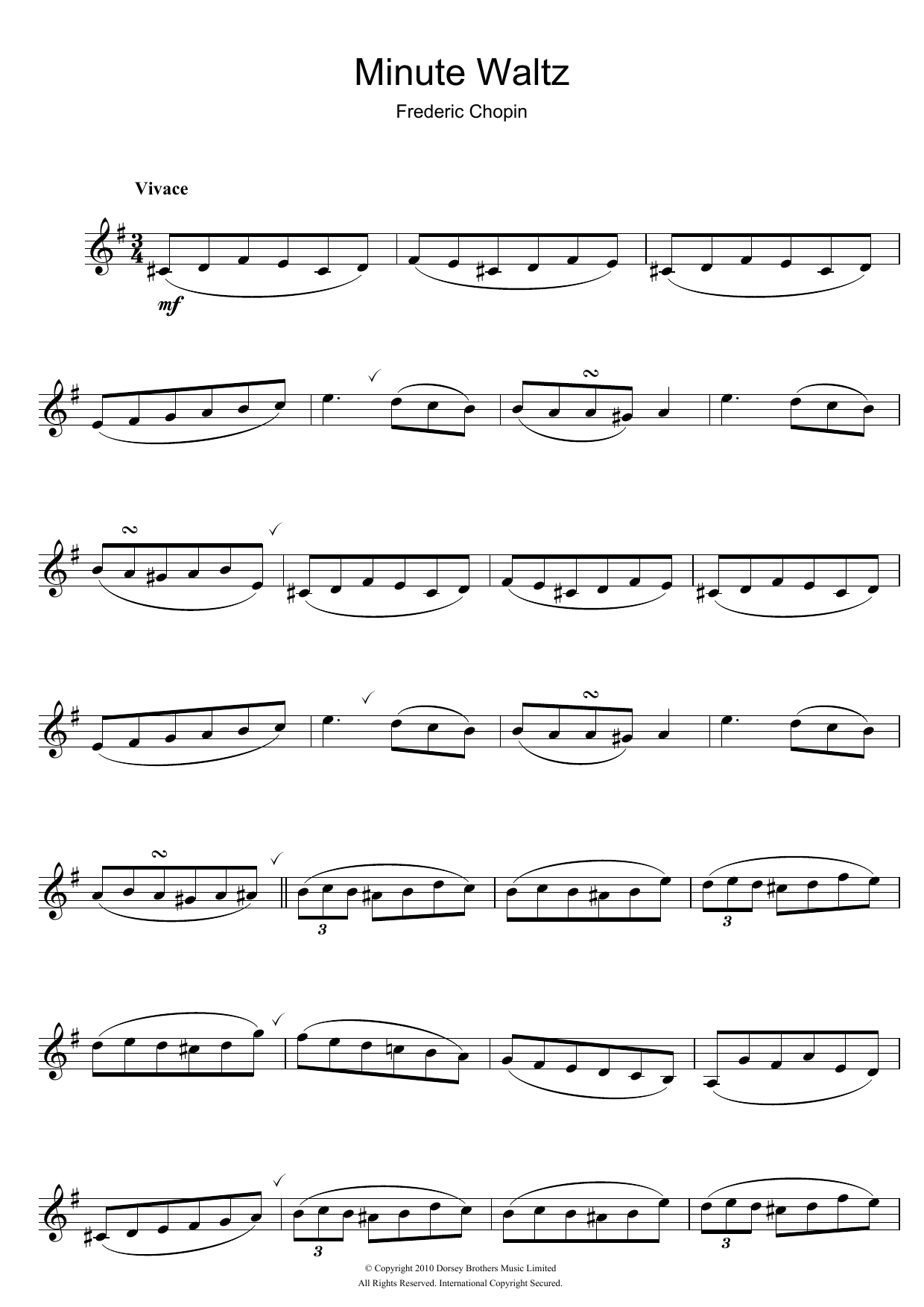 Product gallery: Page 1 of 1 Minute Waltz in D flat major Op. 64 No. 1, Frédéric Chopin