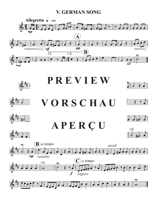 Product gallery: Page 17 of 21 Sechs Lieder, Op. 10 , , (2x Baritone, 2x Tuba)