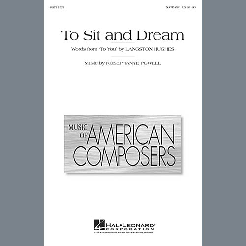 cover: To Sit And Dream, Rosephanye Powell