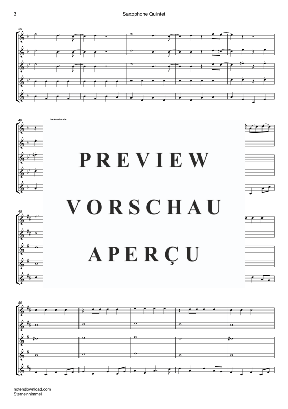 gallery: Sternenhimmel, Kah, Hubert, (Saxophon Quintett A A T(A) T B)