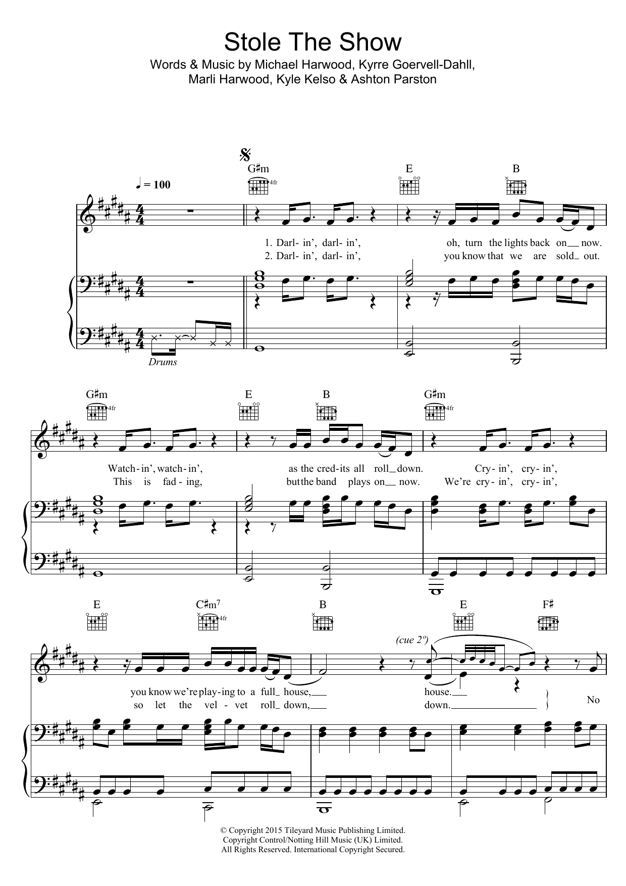 Product picture to:  Stole The Show (feat. Parson James) - Kygo