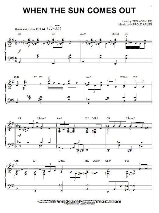 Product gallery: Page 1 of 1 When The Sun Comes Out (arr. Brent Edstrom), Benny Goodman