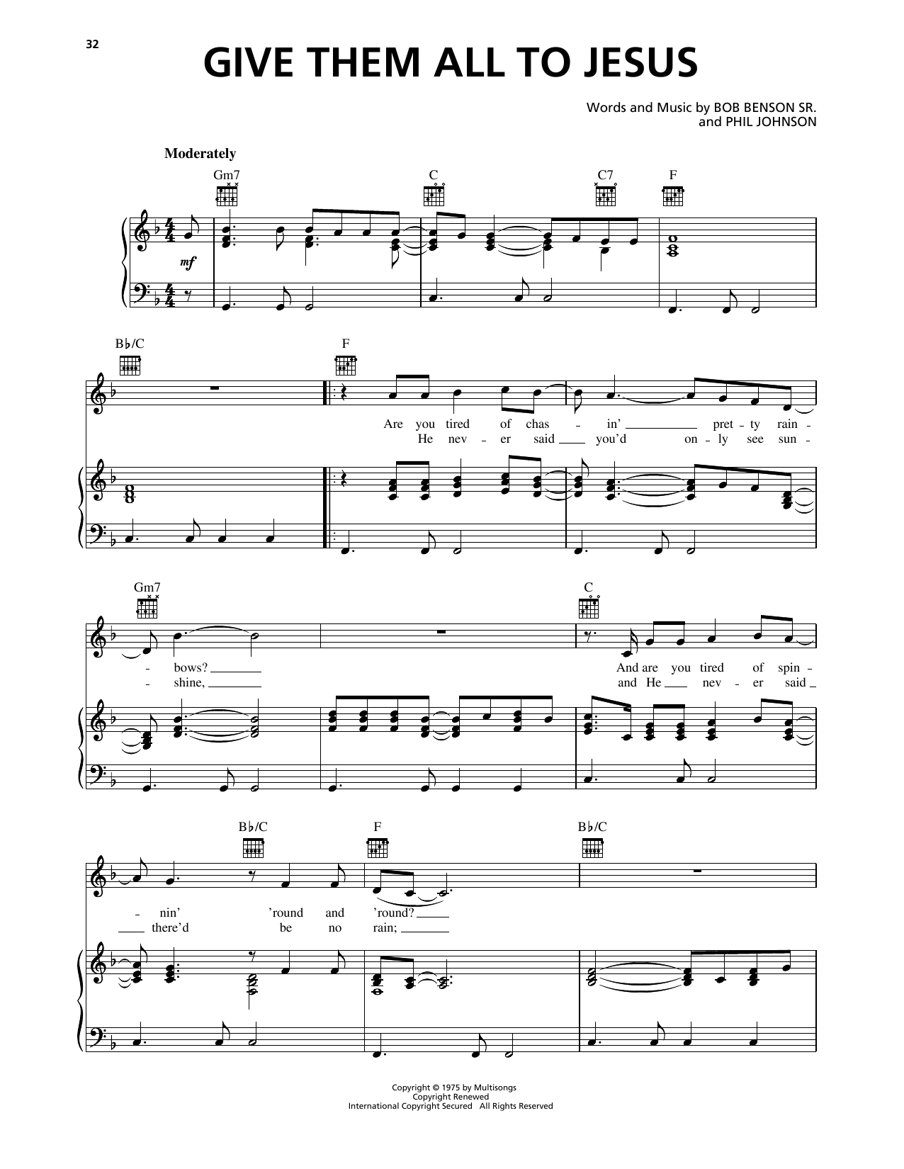 Produktbild zu: Give Them All To Jesus
