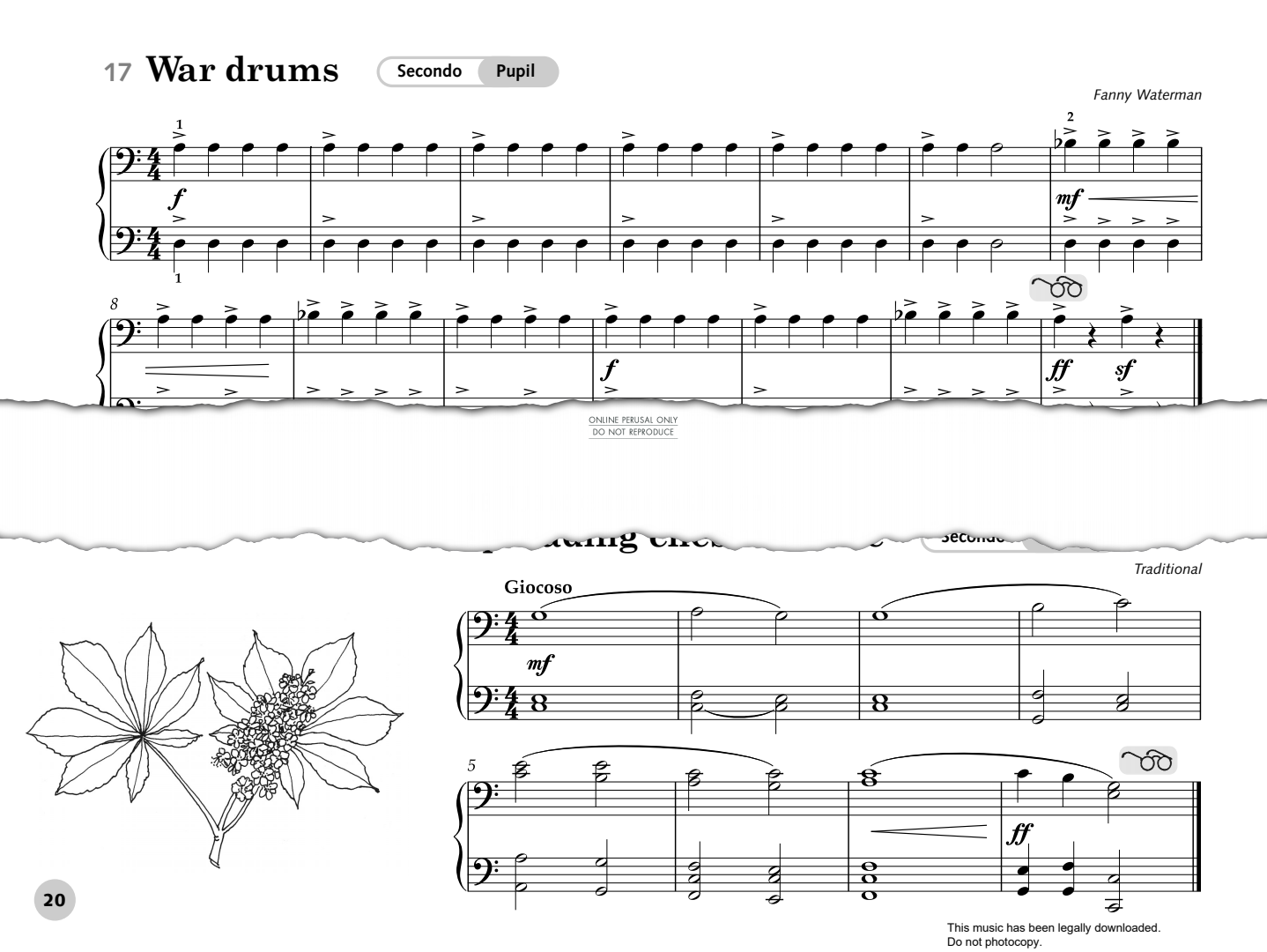 Produktgalerie: Seite 1 von 1 War Drums, Fanny Waterman, Klavier