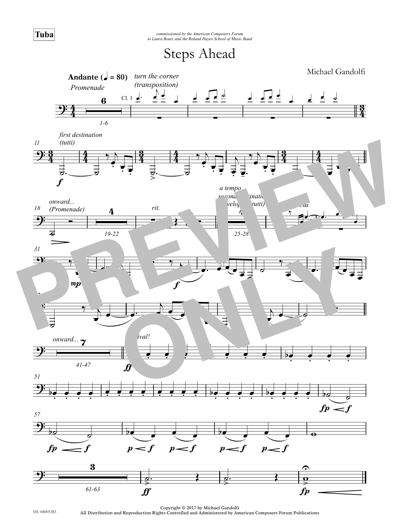 Product picture to: Steps Ahead - Tuba