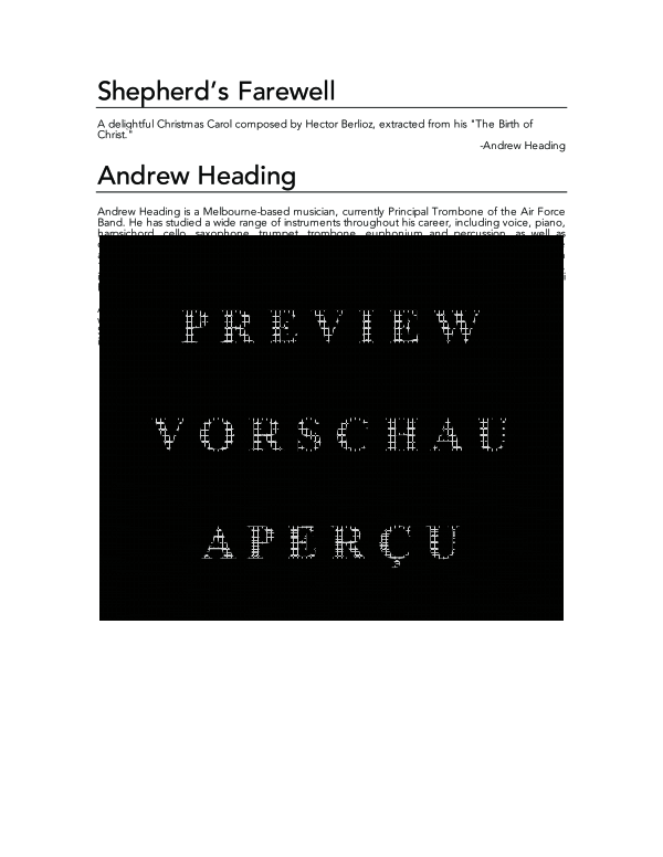 Produktgalerie: Seite 4 von 11 Shepherd´s Farewell, , (Blechbläser Quartett 3x Posaune + Tuba)