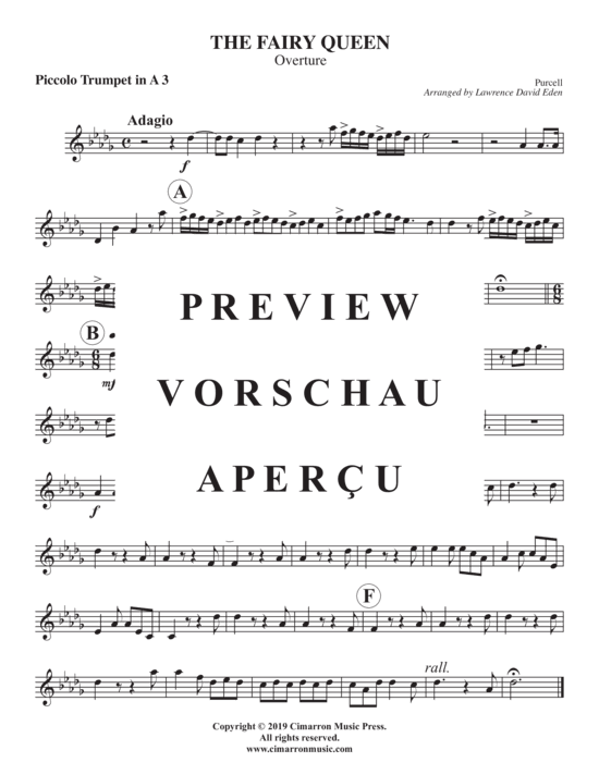 Product gallery: Page 13 of 16 Fairy Queen, The , , (Brass Sextet)