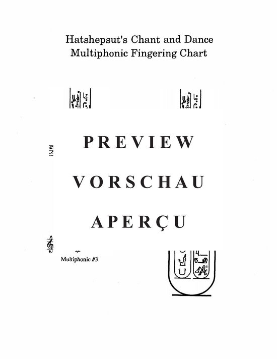 gallery: Hatshepsut´s Chant and Dance , , (Fagott und Klavier)