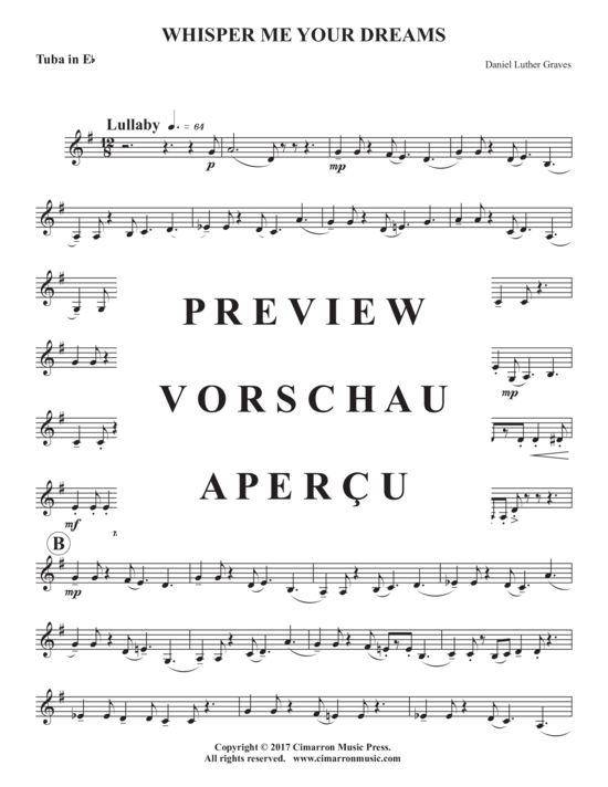 Produktgalerie: Seite 16 von 17 Whisper Me Your Dreams , , (Blechbläserquintett)