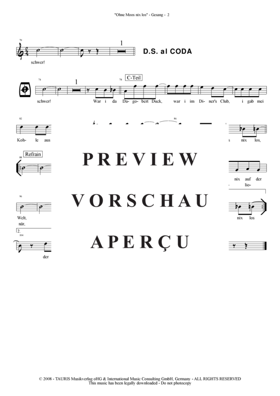 Product gallery: Page 6 of 13 Ohne Moos nix los , Hofbräuhaus-Band, (Combo + 3 Horns/Voc opt.)